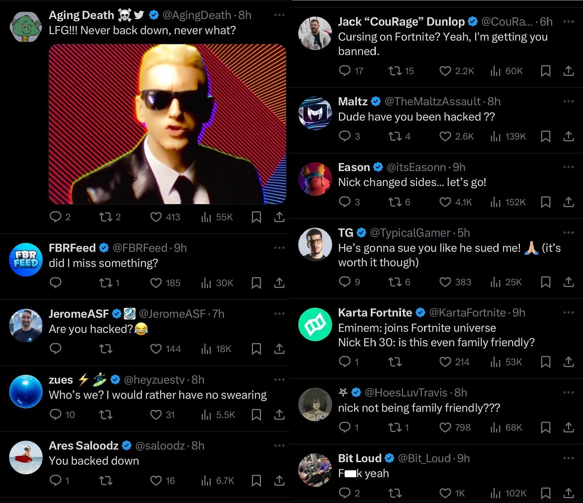 Fans react to Nick Eh 30&#039;s unusual request (Image via X/@NickEh30)