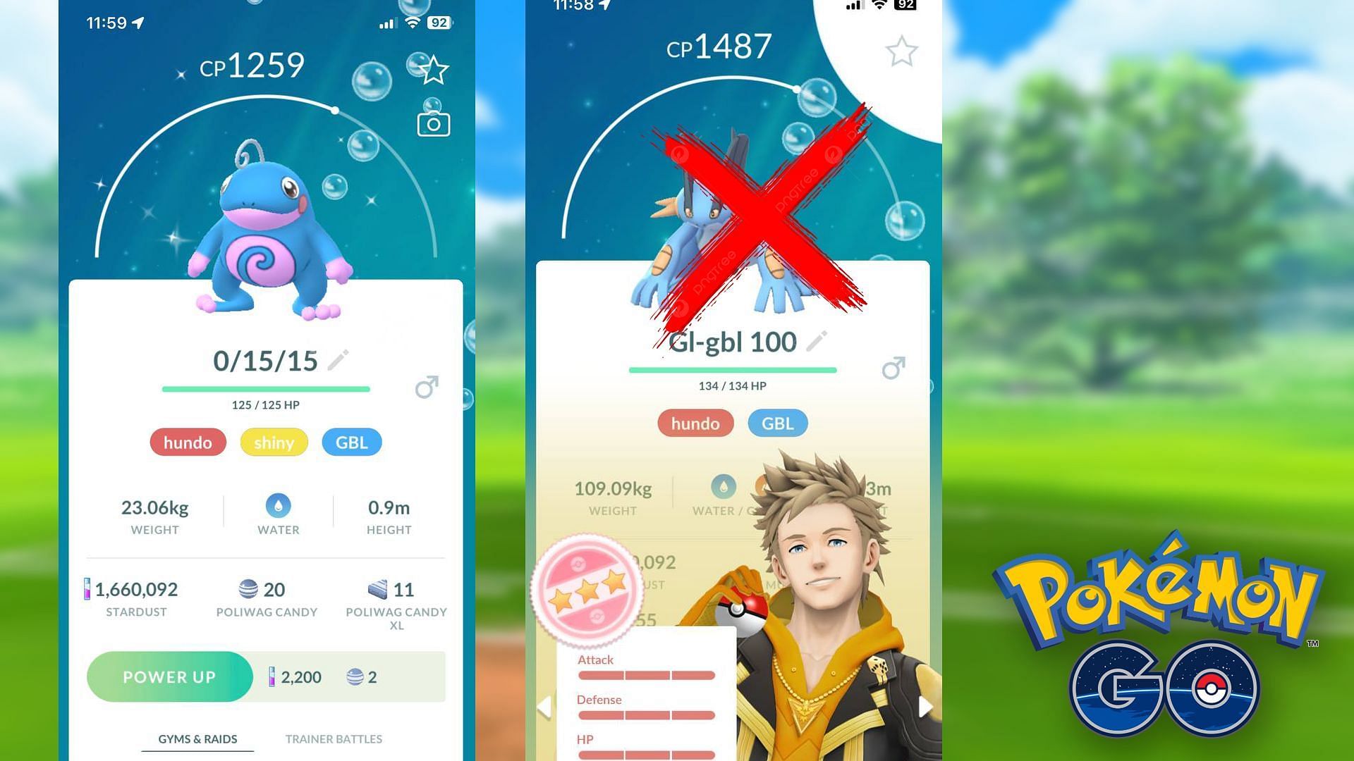 Best PvP IV in Pokemon GO (Image via Niantic)