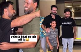 [Watch] Afghanistan players meet Irfan Pathan and Yusuf Pathan ahead of Australia clash
