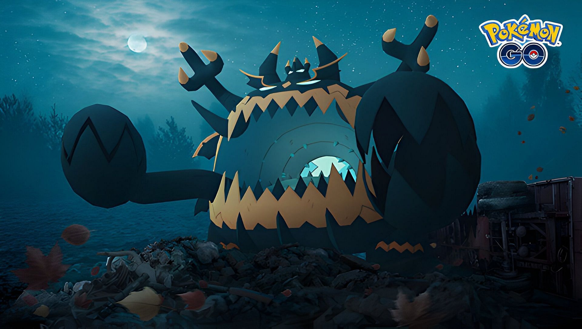 Guzzlord has the firepower and durability to be a huge problem for Dusknoir (Image via Niantic)