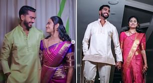 [Pictures] Venkatesh Iyer gets engaged to Shruti Raghunathan