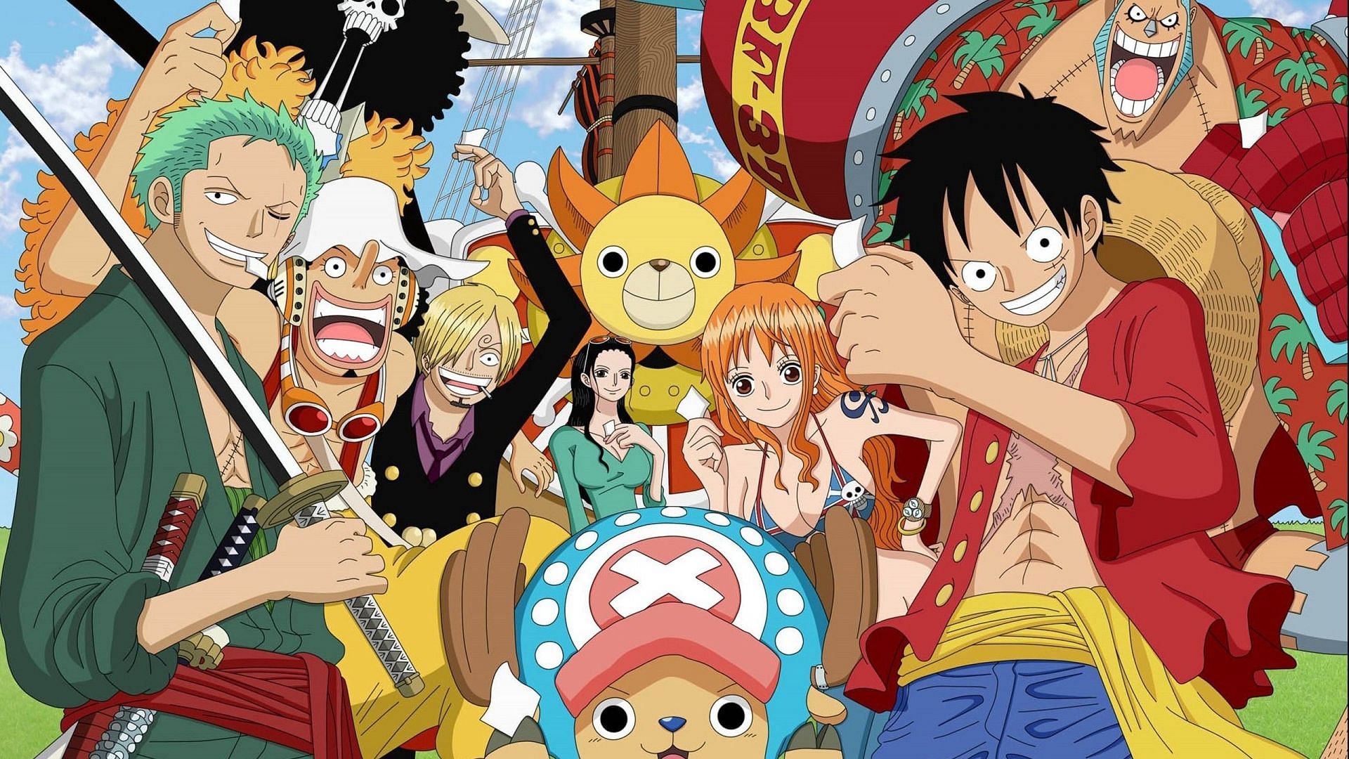 The Straw Hat Pirates (Image via Toei Animation)