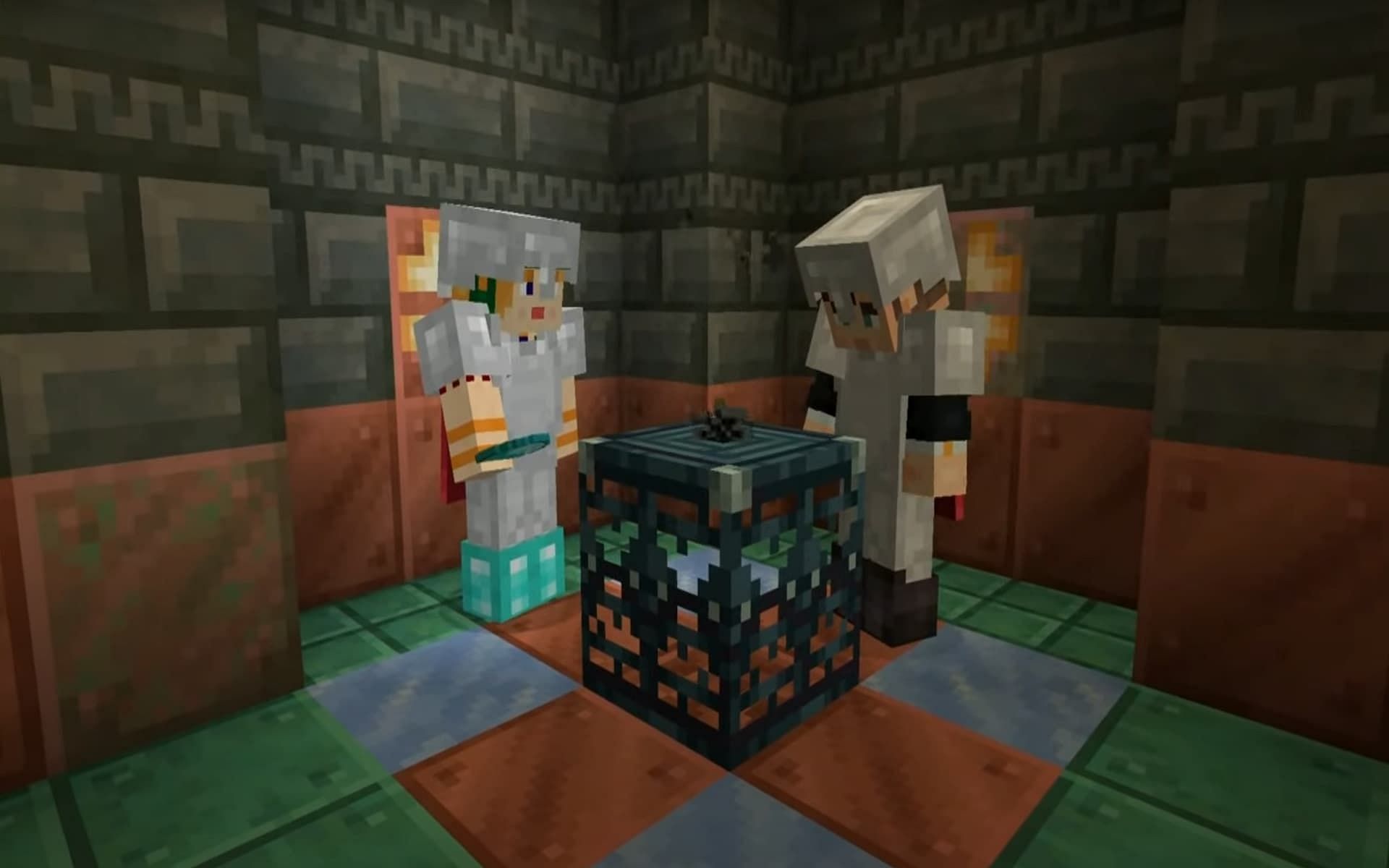 The Trial Spawner brings an interesting spin on the classic mob spawner (Image via Mojang)