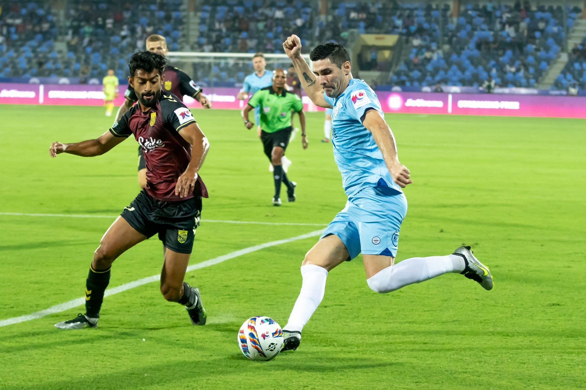 Mumbai City FC players in action (PC: Mumbai City FC) 