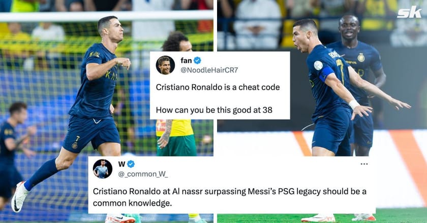 “Cristiano Ronaldo is a cheat code”, “Surpassing Messi’s PSG legacy ...
