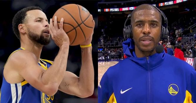 "Should've had 11 or 12": Chris Paul expects more of Steph Curry as he drains 7 triples in 34-point game vs. Pistons