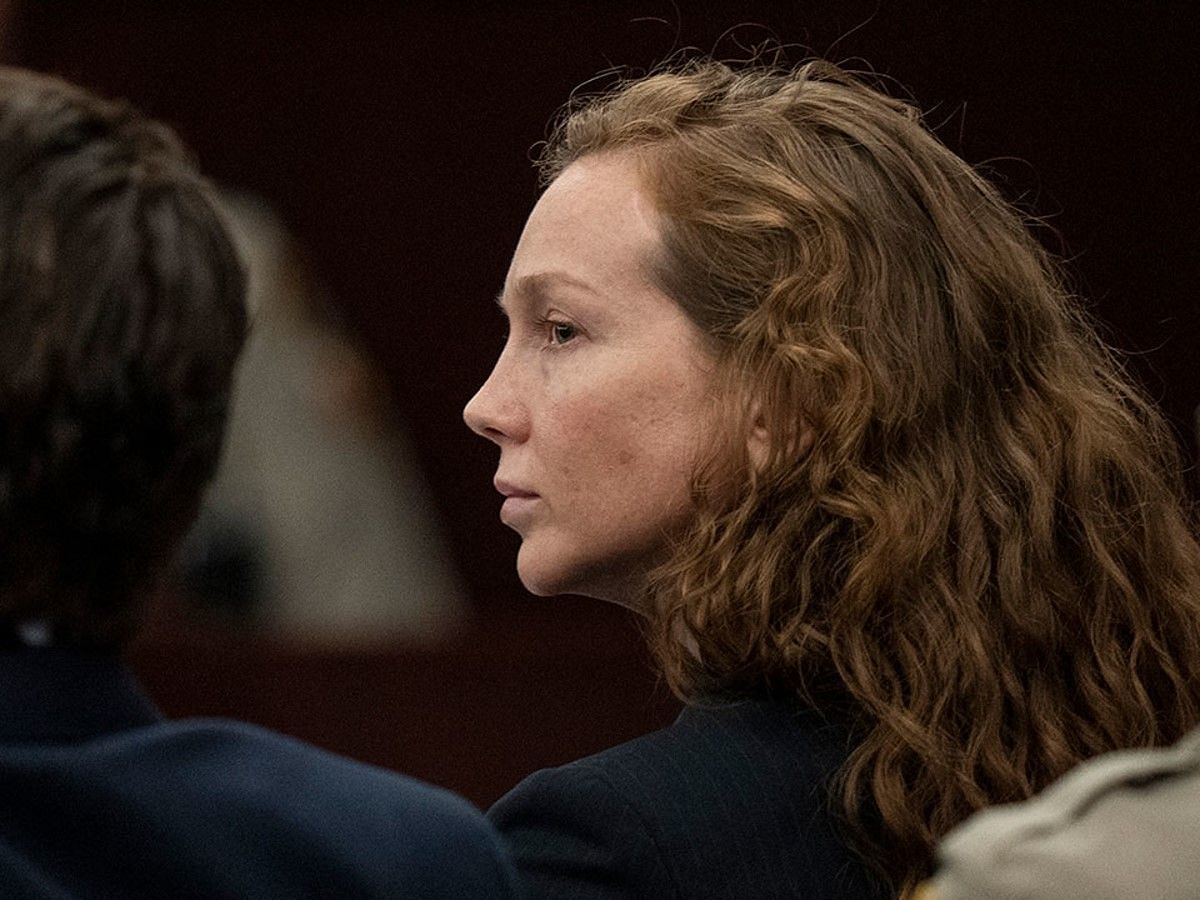 Kaitlin Armstrong in court during her trial for murdering Anna Moriah Wilson (image via ABC)