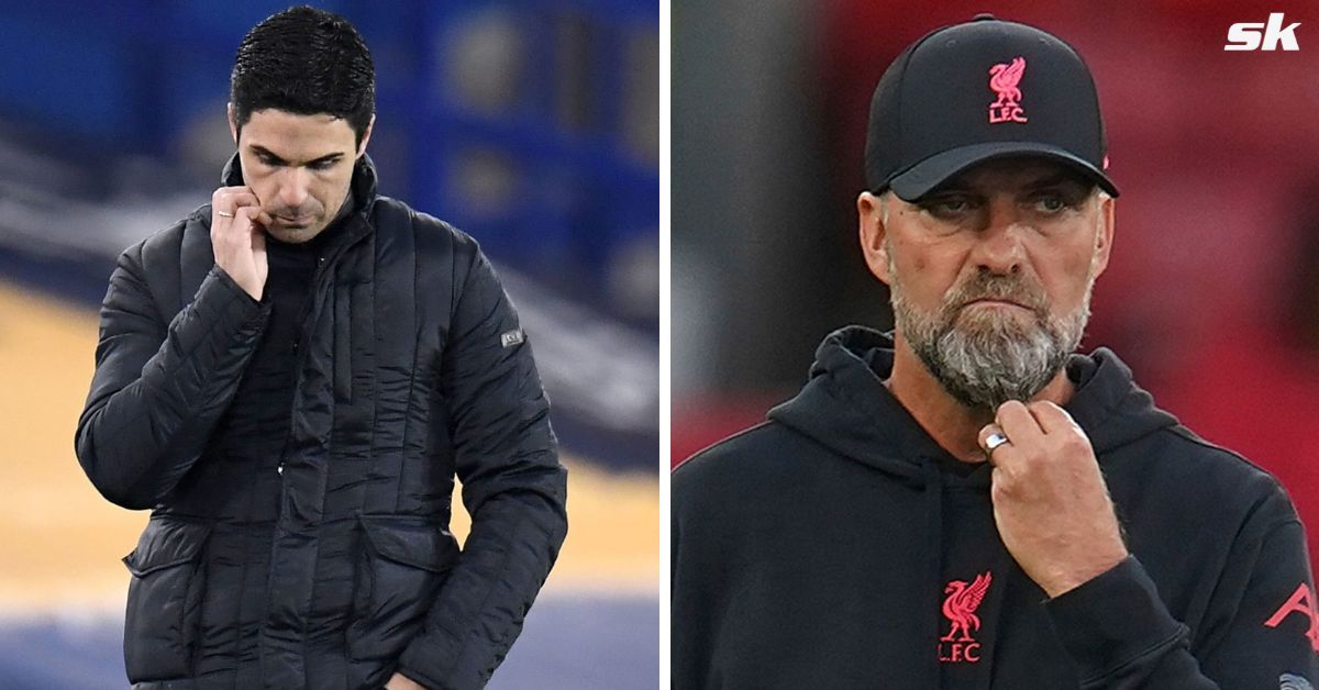 Mikel Arteta and Jurgen Klopp 