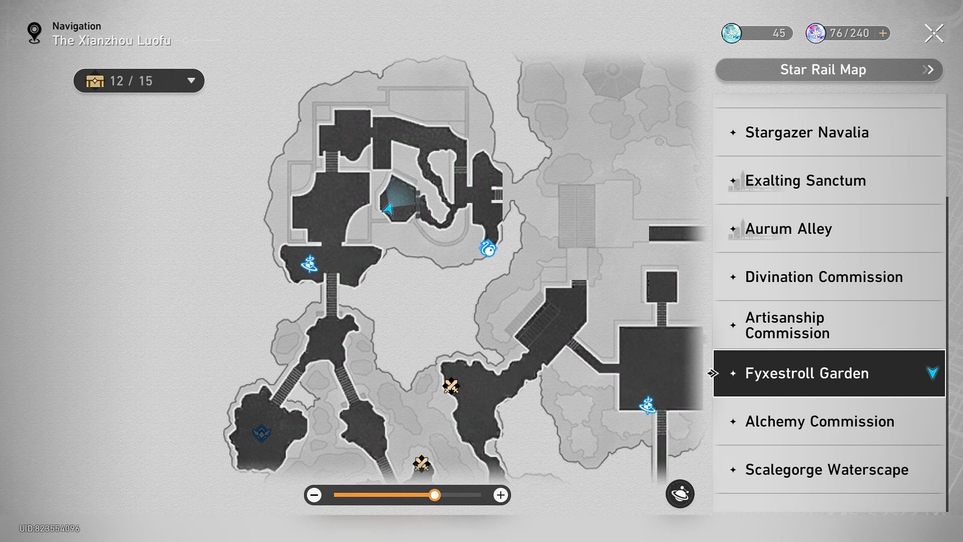 Fyxestroll Garden Map - Honkai: Star Rail Interactive Map