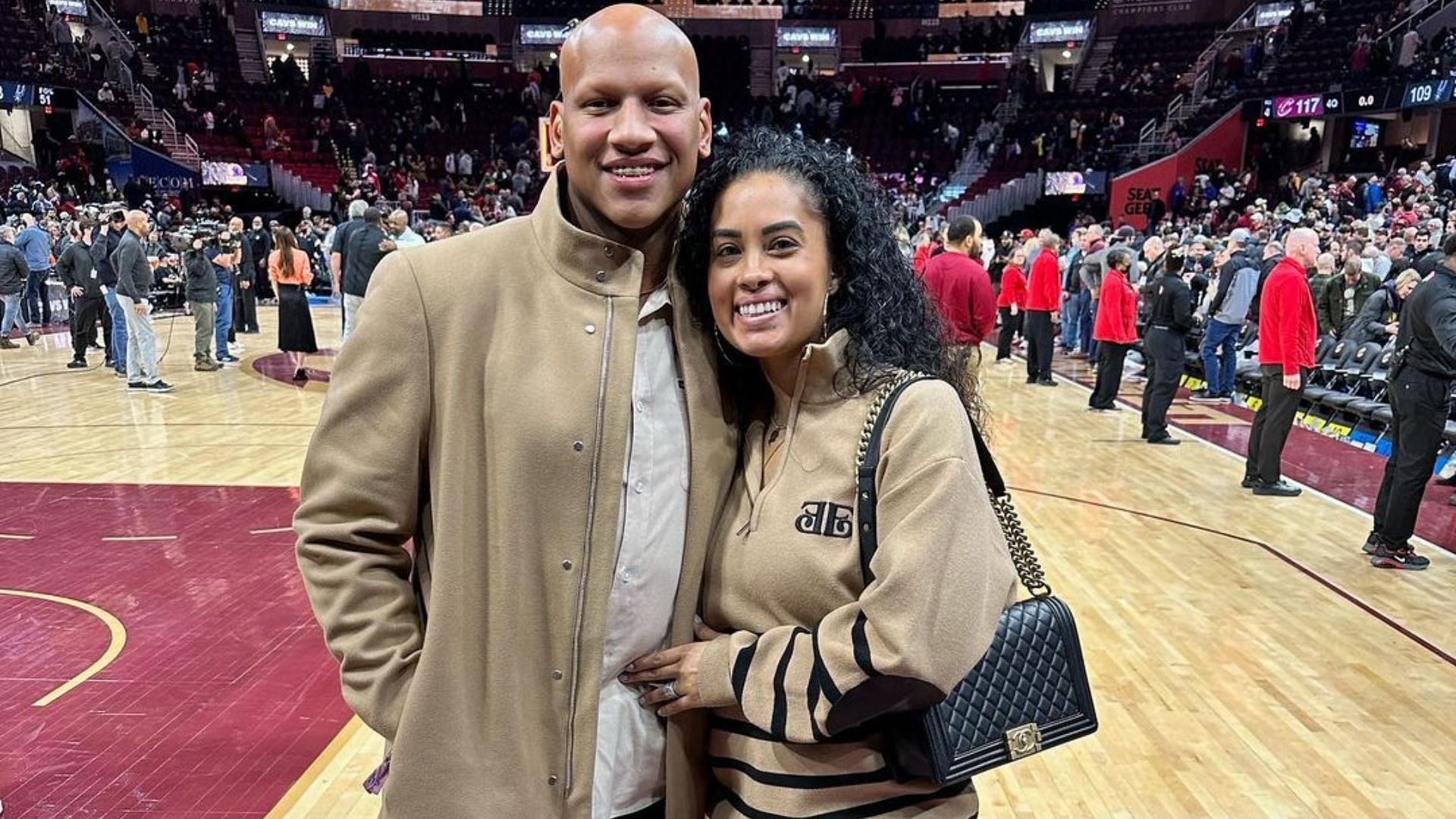 Former NFL player Ryan Shazier and his wife, Michelle Rodriguez (Image credit: Ryan Shazier on Instagram)