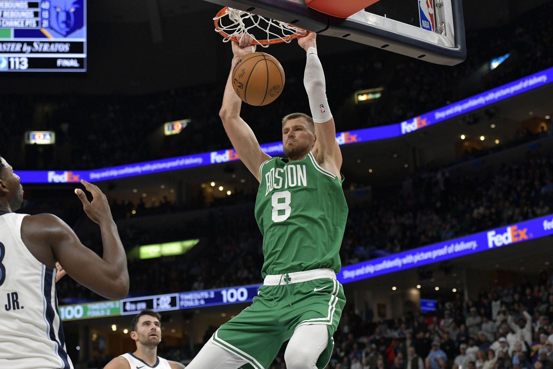 Boston Celtics big man Kristaps Porzingis