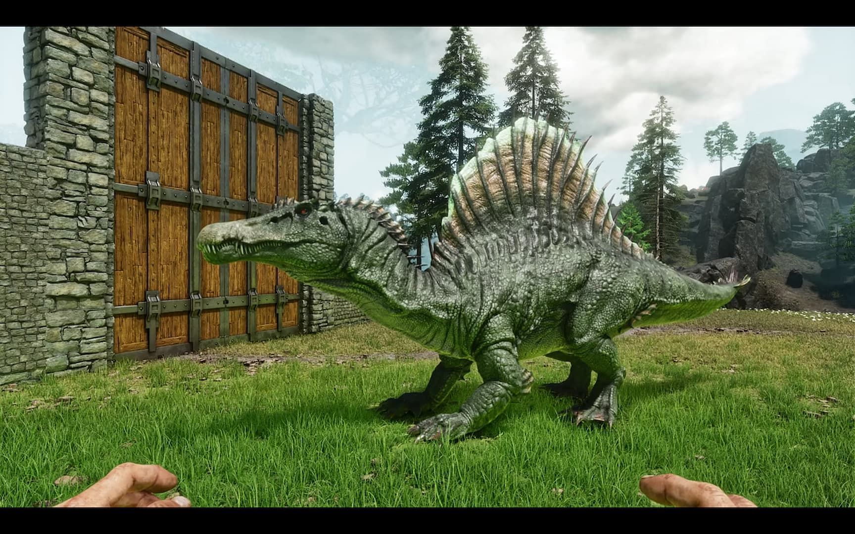 A spino in Ark Survival Ascended