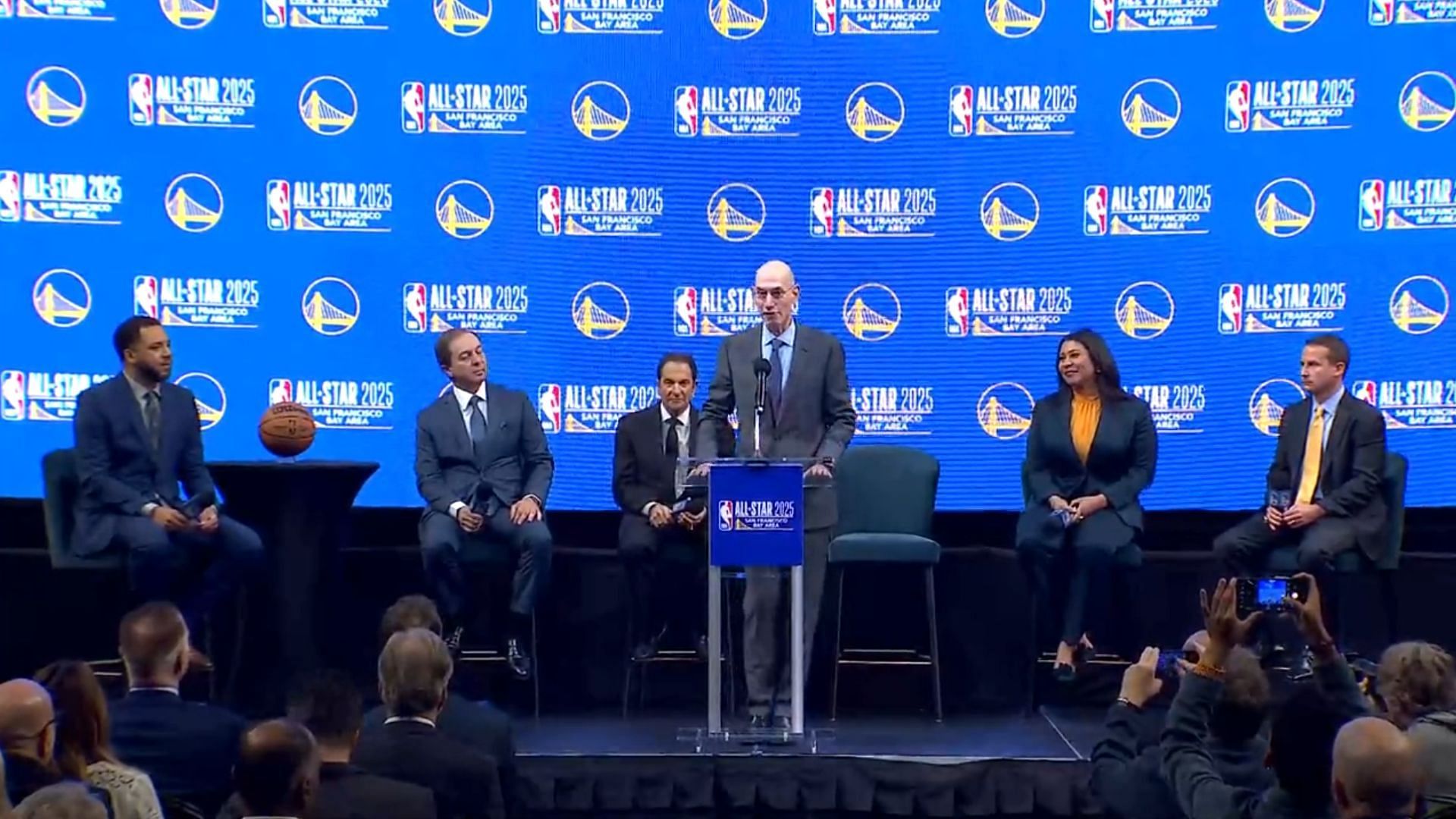 Why did NBA select Bay Area as 2025 NBA AllStar game location