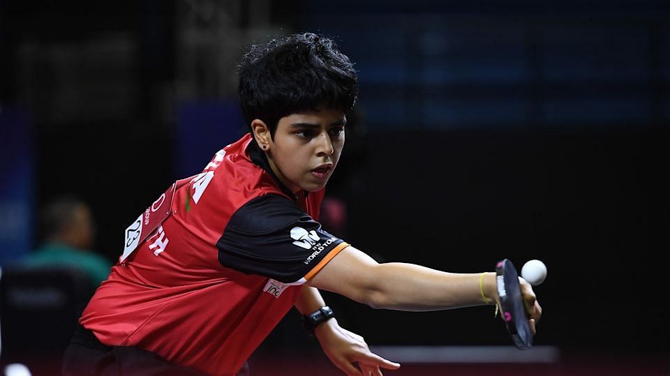 Archana Kamath in action (Image Credits: Robertus Pudyanto/Getty Images)