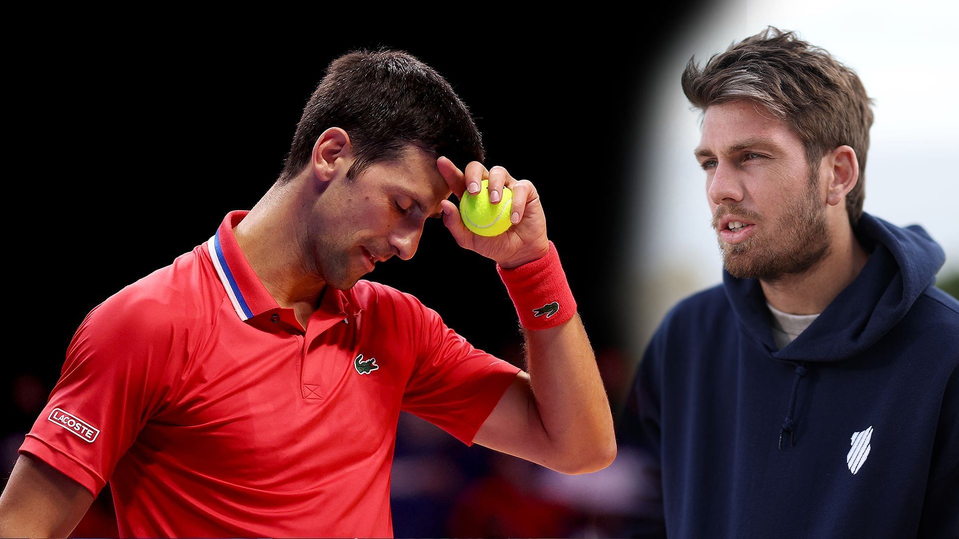 Cameron Norrie hails Novak Djokovic for his performance at the Davis Cup Finals.