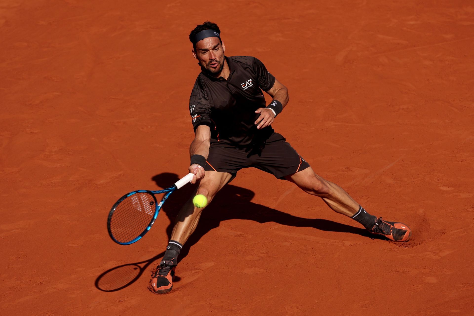 Fabio Fognini at the 2023 French Open.