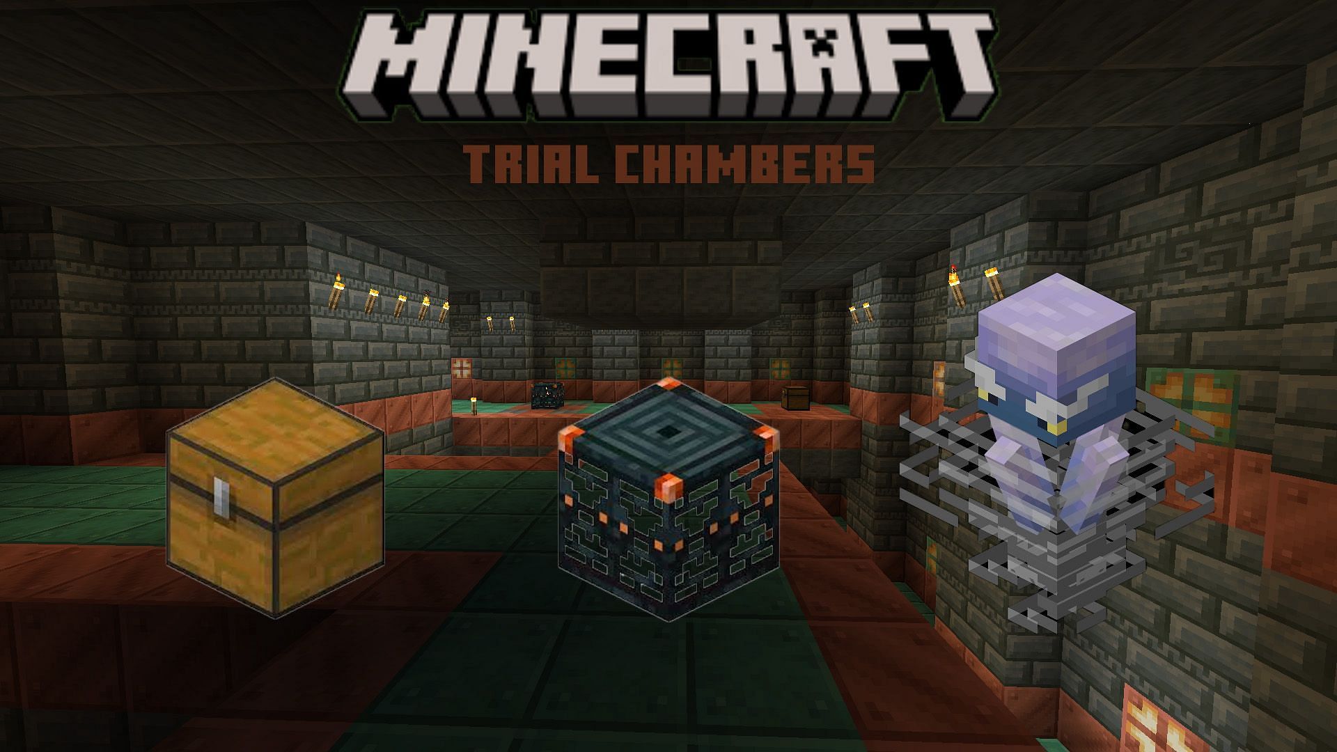 Explore the all-new Trial Chambers in the latest snapshot of Minecraft (Image via Mojang) 