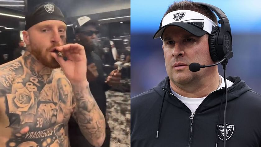 Maxx Crosby's Raiders smoking cigars after 30-6 win vs Giants has fans  trolling former HC - Smoking that McDaniels pack