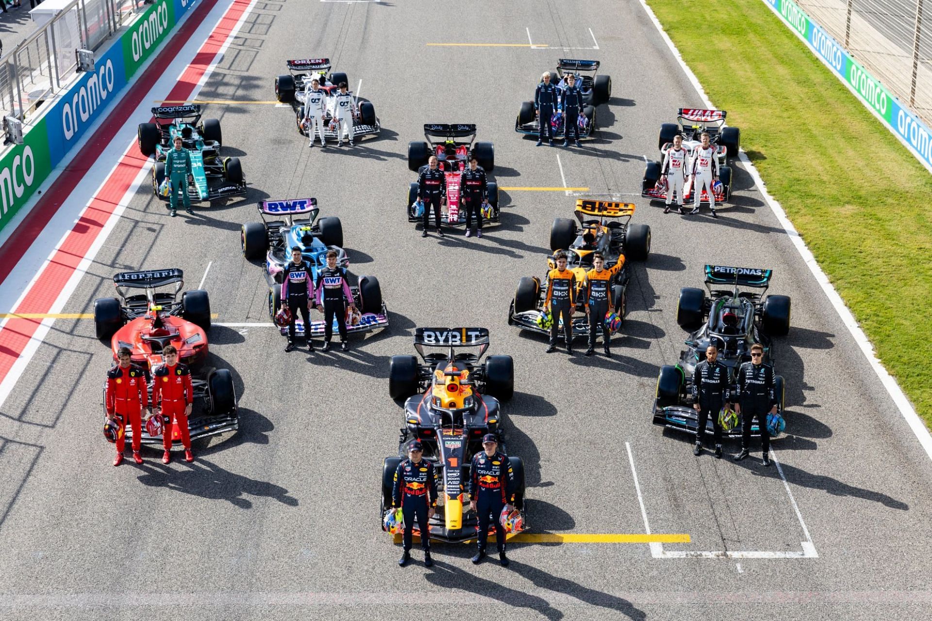Who were the top 10 drivers of the 2023 F1 season