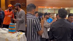 [Watch] Ravindra Jadeja and Virat Kohli celebrate stellar performances in IND vs SA 2023 World Cup match with cake