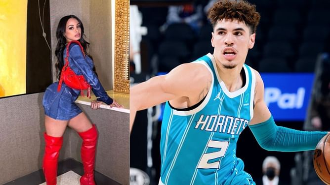 "Like dattt" - LaMelo Ball shows love to girlfriend Ana Montana as she poses with $4220 Balenciaga bag