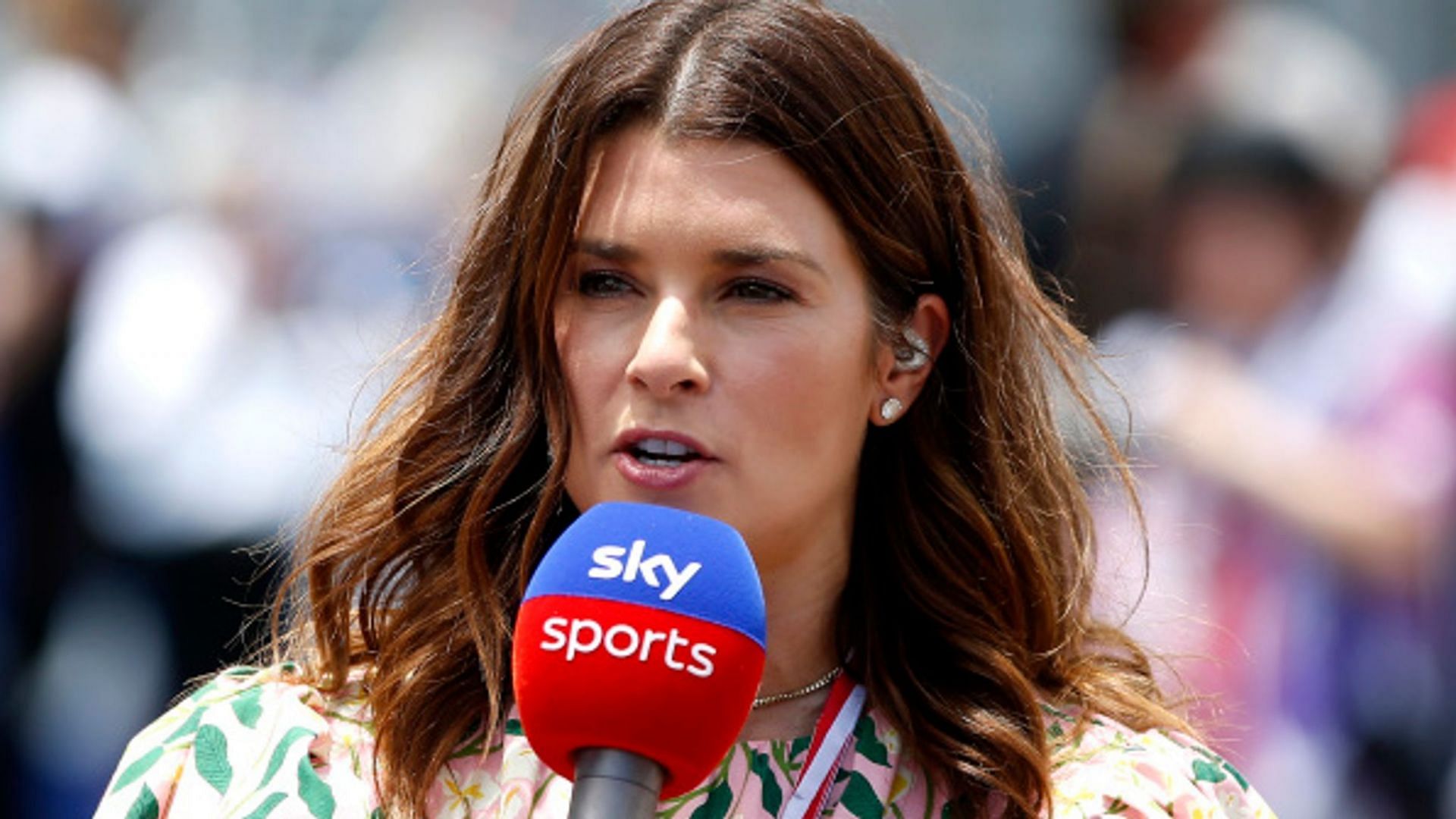 Former NTT IndyCar Series and NASCAR Cup Series driver Danica Patrick. Picture Credits: Sky Sports F1