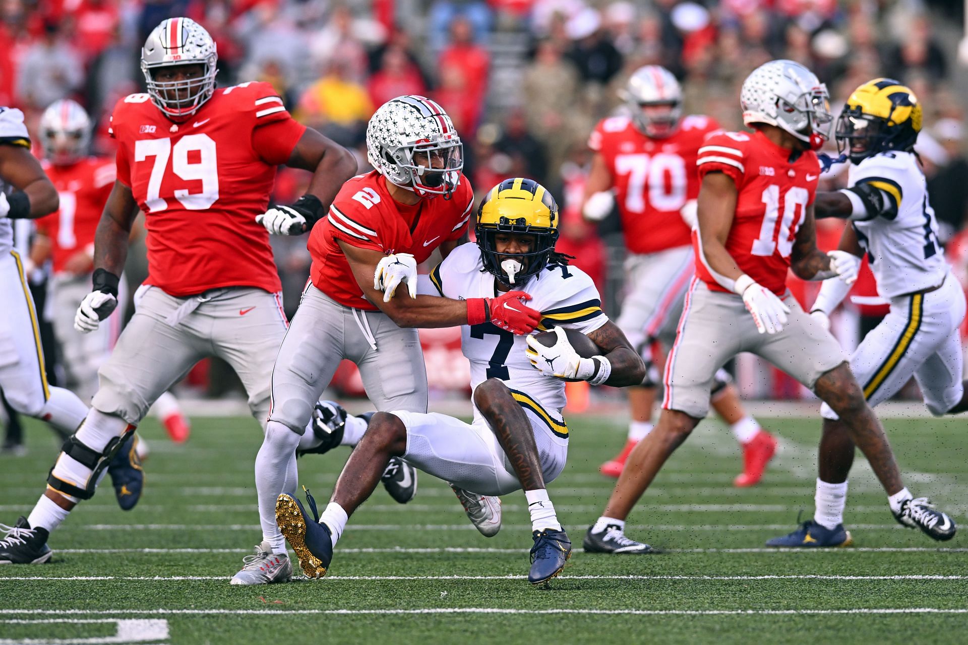 Who are the Ohio State vs Michigan State announcers today on NBC? All