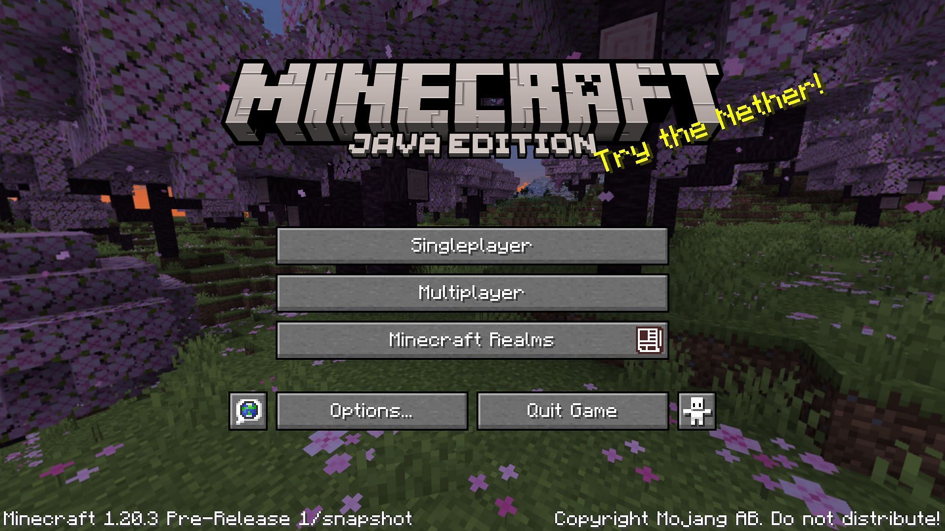 Minecraft 1.20.3 Pre-Release 3