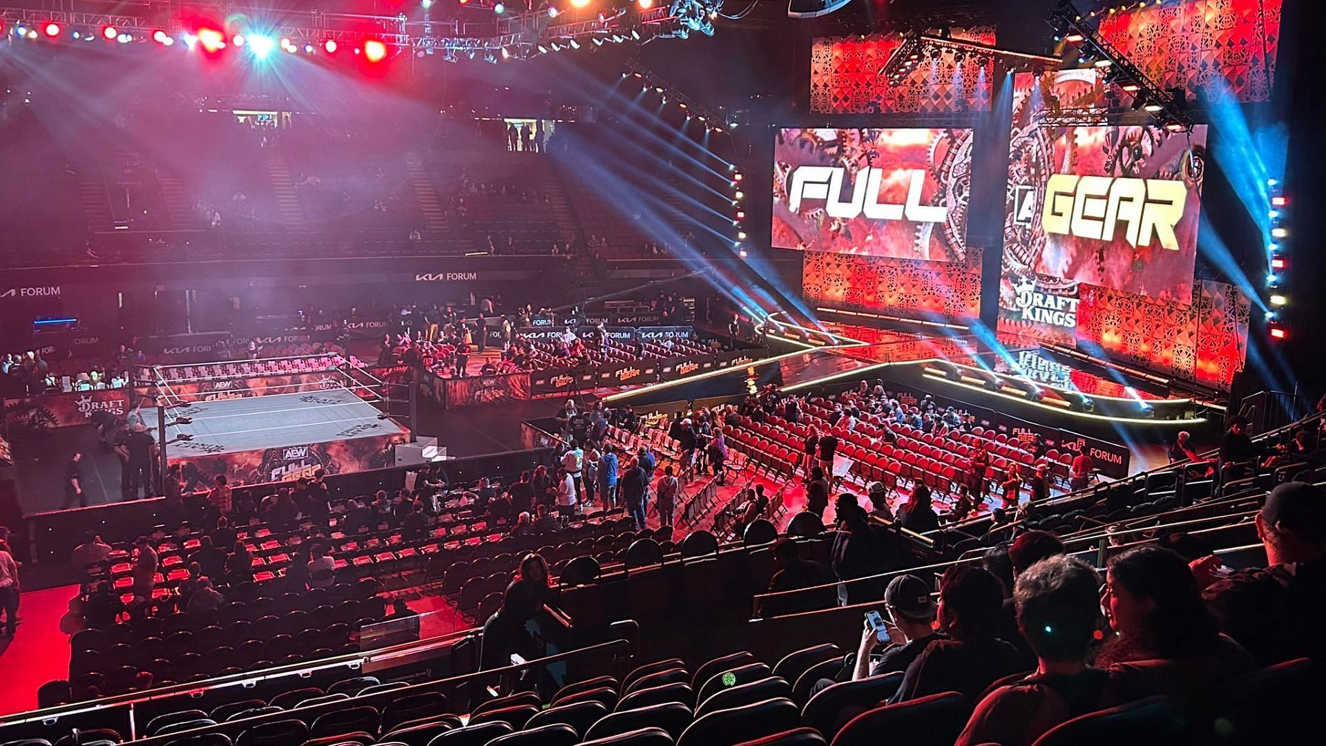 AEW Full Gear is taking place tonight at the Kia Forum in LA