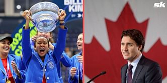 "One for the history books" - Justin Trudeau congratulates Canada on Billie Jean King Cup win