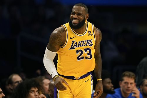 LA Lakers superstar forward LeBron James