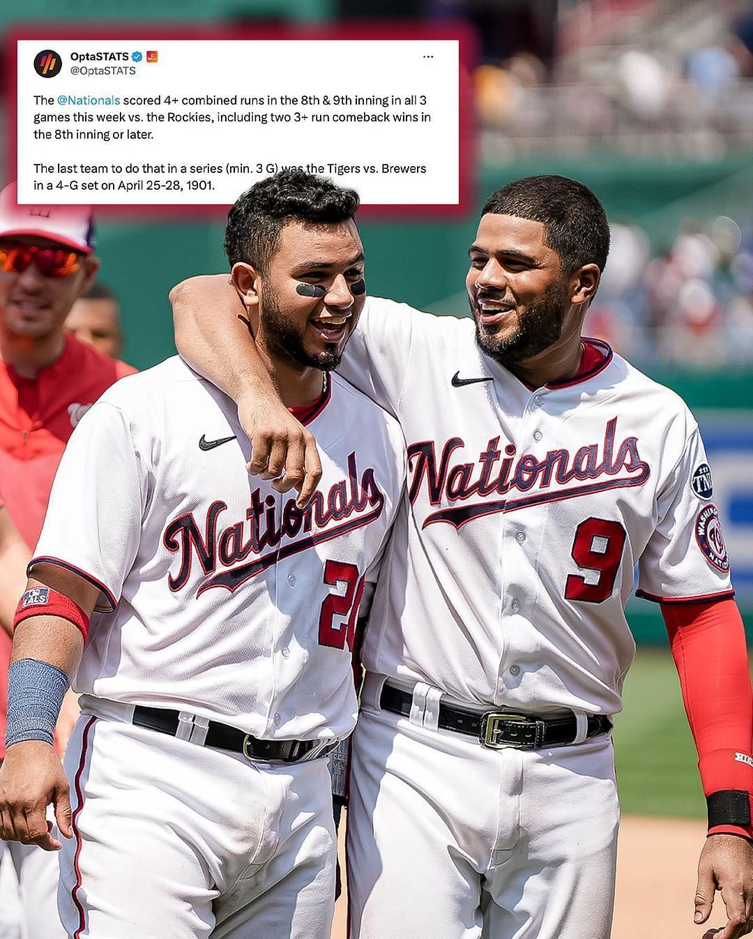 Washington Nationals logo, Source: Washington Nationals&rsquo; official Instagram page/@Nationals