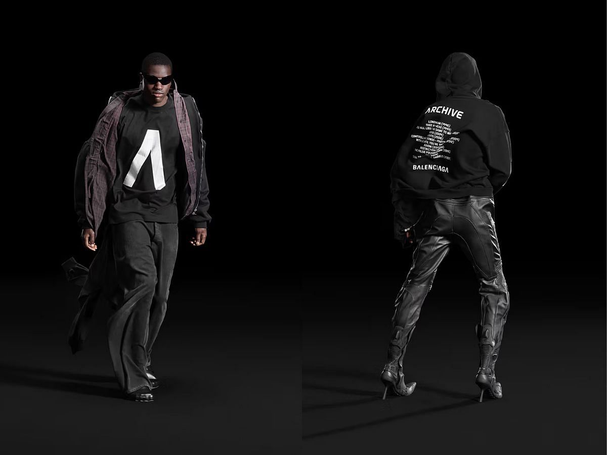 Balenciaga Music x Archive collection (Image via Balenciaga)