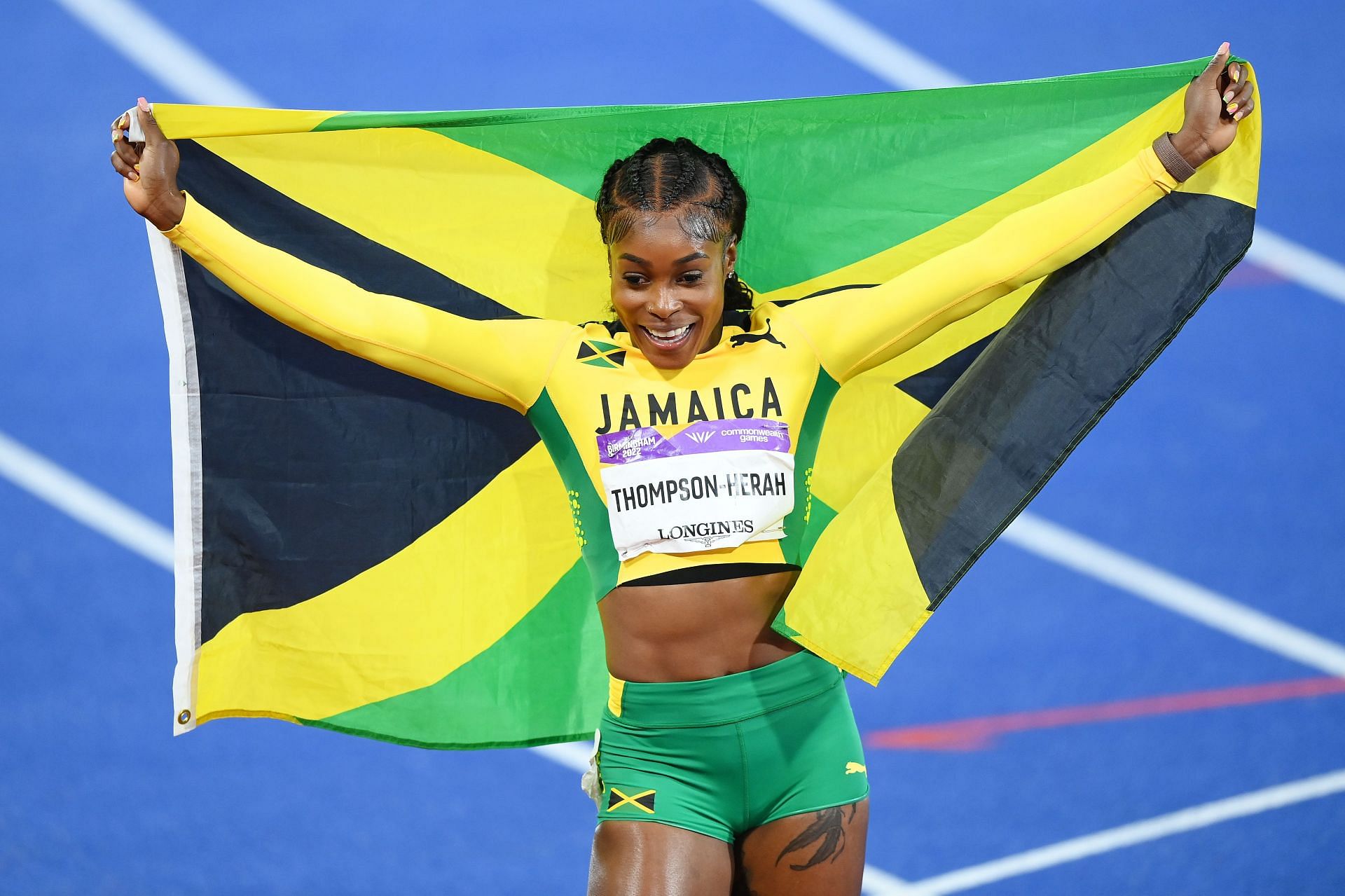 Elaine Thompson-Herah at Commonwealth Games: Day 6