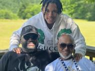 David Ortiz with his son (behind). Source: David’s official Instagram page/@davidortiz