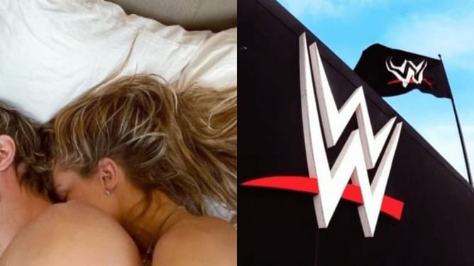 Top WWE Superstar bares all and flaunts his title in an NSFW photo with his fiancée