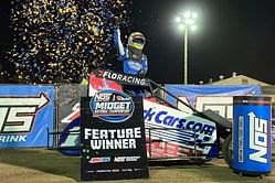 Kyle Larson becomes second driver in USAC Midgets history to clinch 4 Turkey Night Grand Prix wins