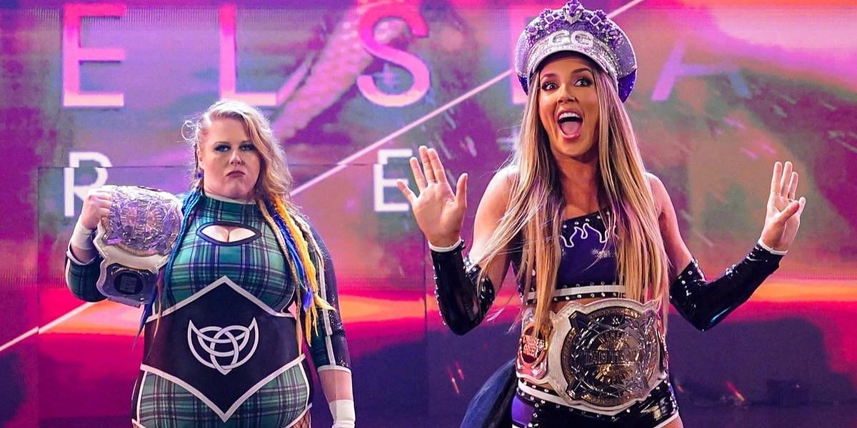 Chelsea Green and Piper Niven successfully defended their tag team titles