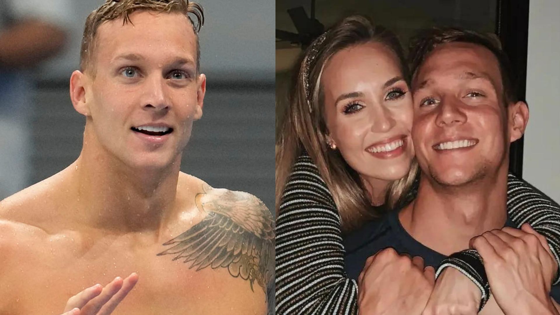 Caeleb Dressel and Meghan Haila (Image via Sportskeeda)