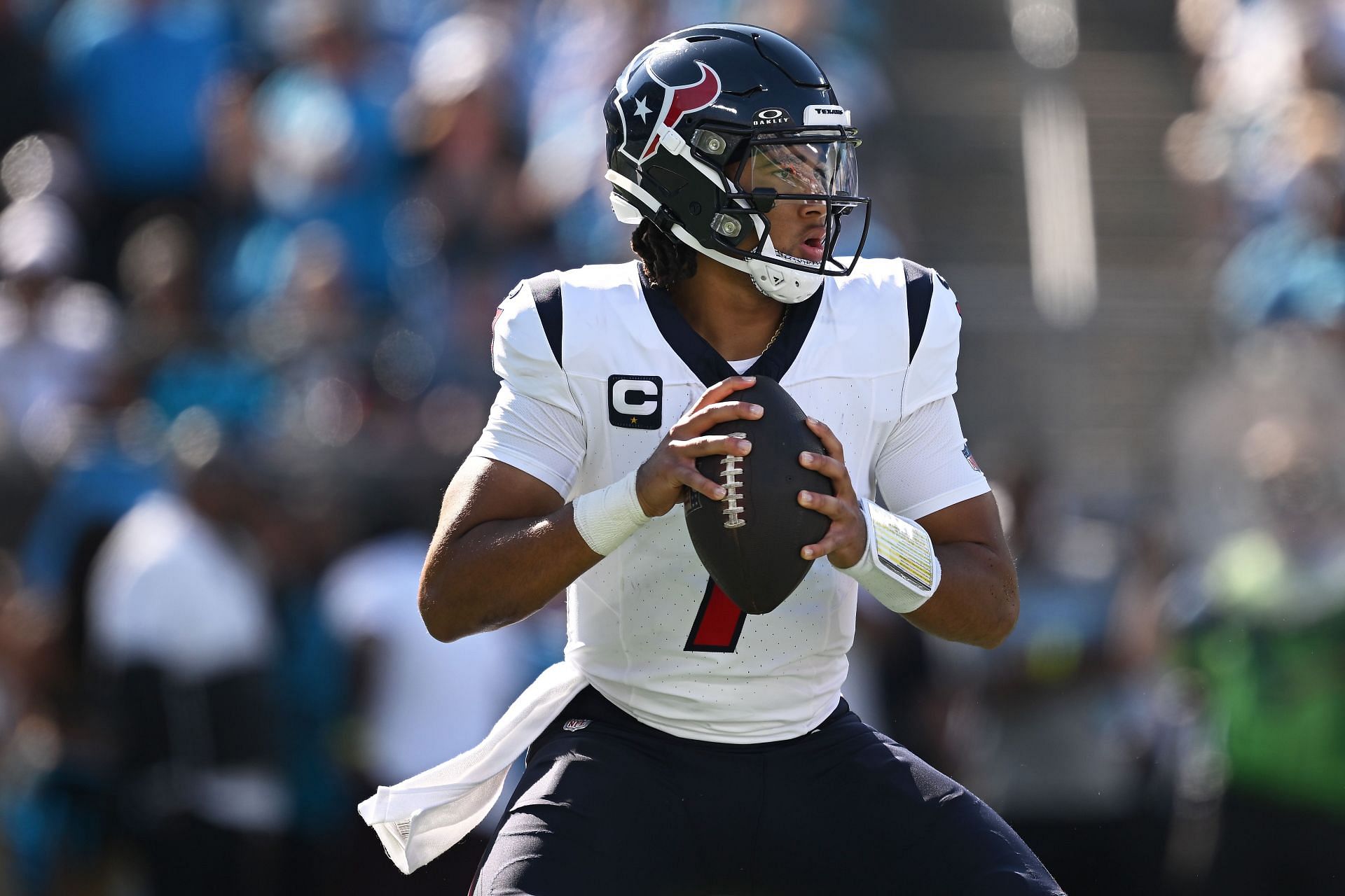 C.J. Stroud during Houston Texans against Carolina Panthers