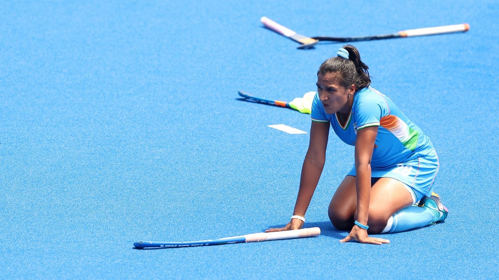Rani Rampal in action for India (Image Credits: Olympics.com)