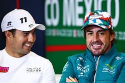 Watch: Sergio Perez and Fernando Alonso hug each other after battling for the podium in the 2023 F1 Brazilian GP