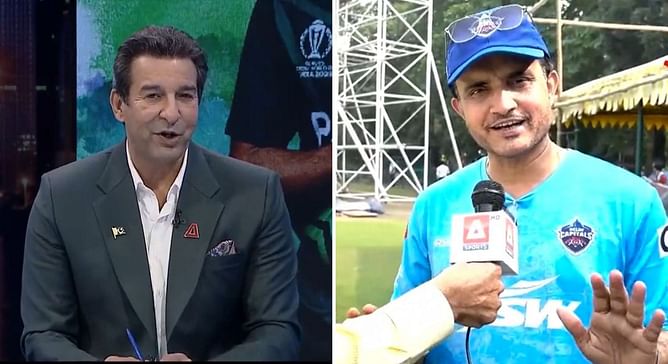 “Bahot acha lagta hai” – Sourav Ganguly shares his favorite part of Pakistan cricket show ft. Wasim Akram