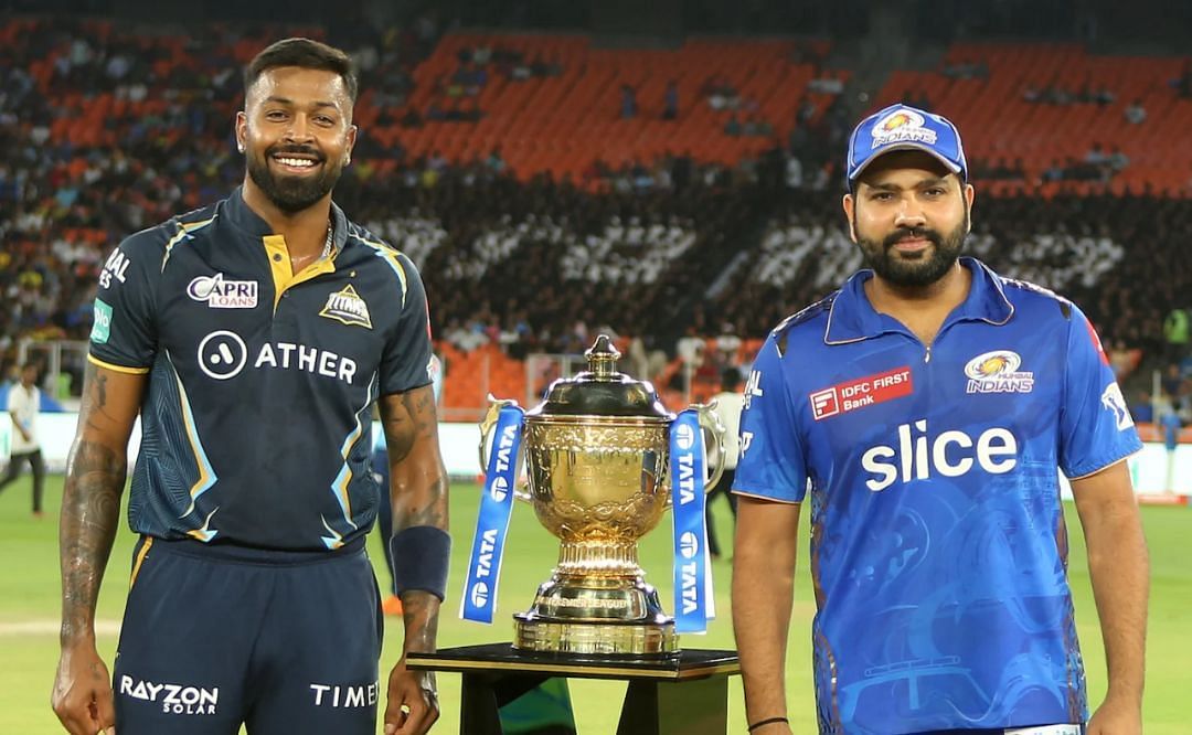 Hardik Pandya posing with Rohit Sharma [Getty Images]