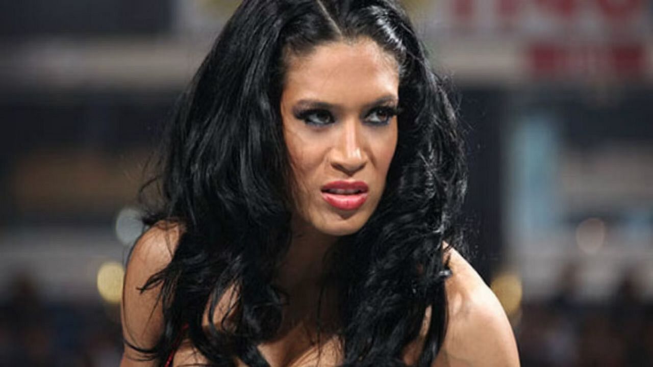 Melina was involved in an awkward moment with a fellow WWE veteran