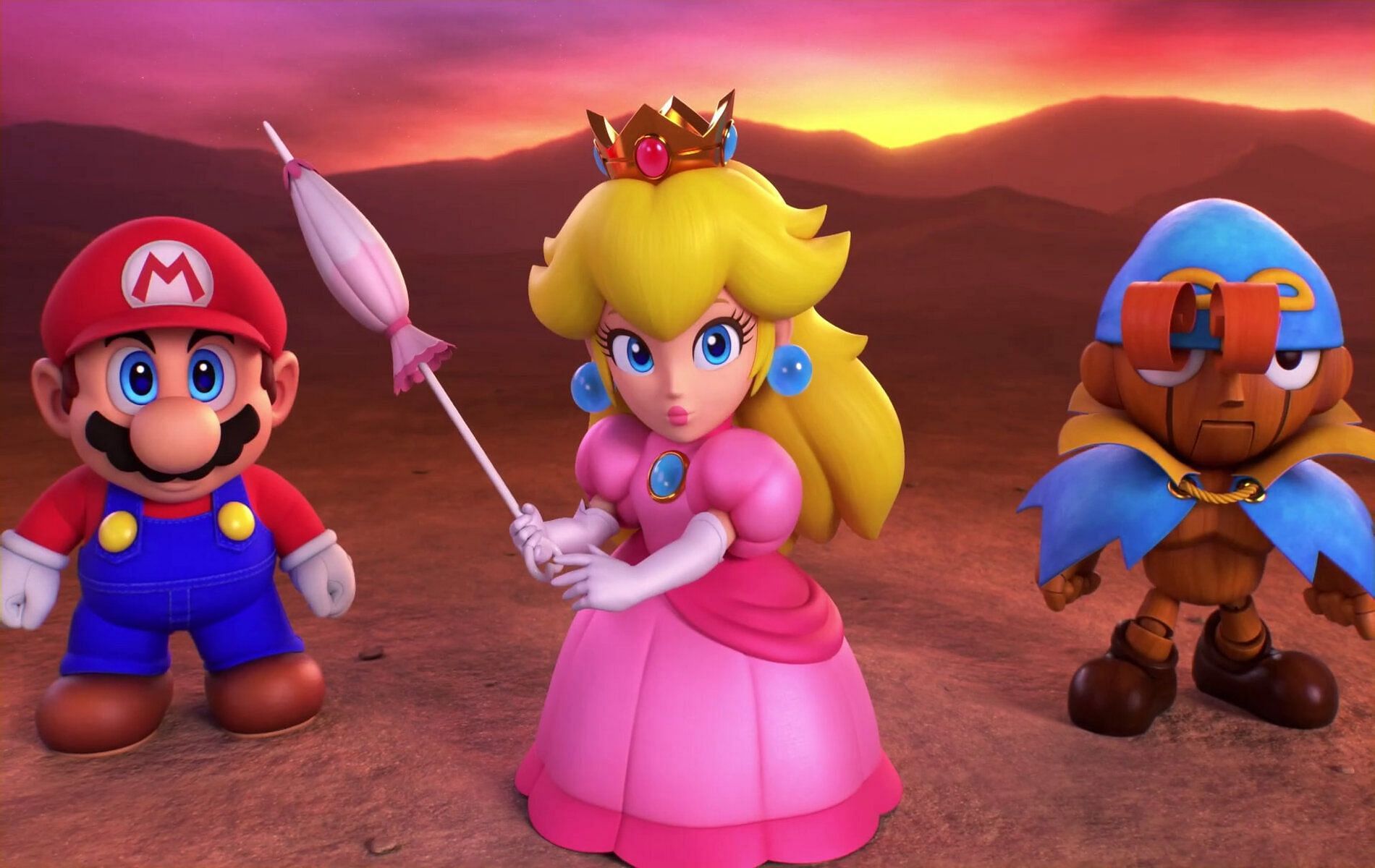 Screenshot from the recent Super Mario RPG remake