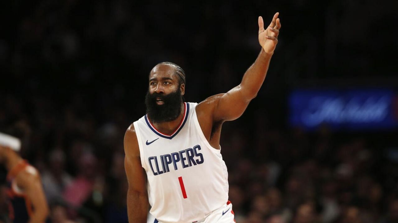 James Harden debuted for the LA Clippers against the New York Knicks.