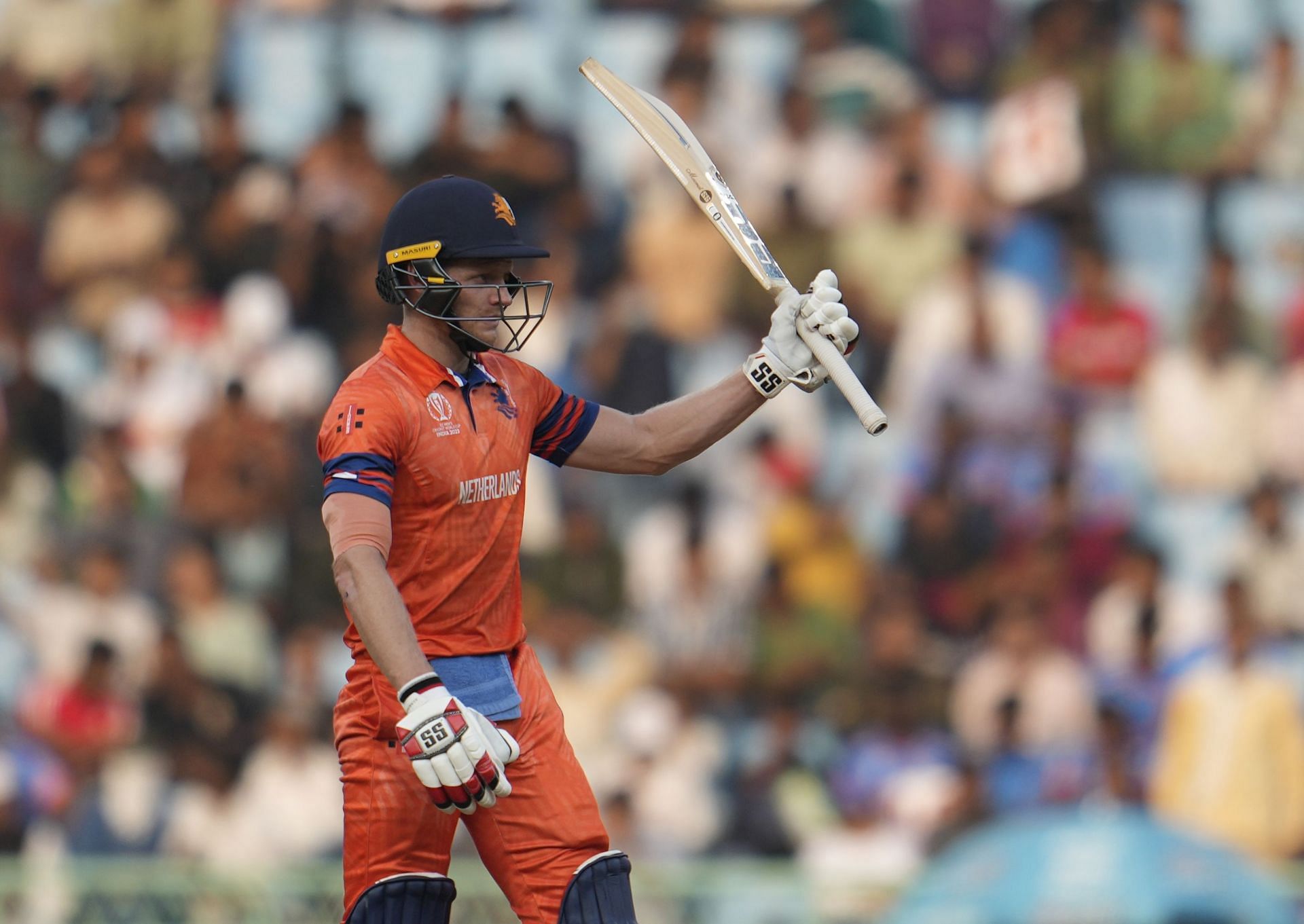 Sybrand Engelbrecht is the Netherlands&#039; top run-getter in the ongoing World Cup. [P/C: AP]