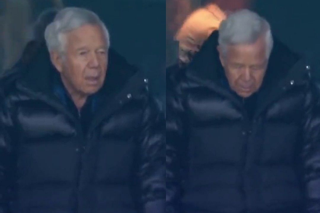 WATCH: Robert Kraft gives up on Mac Jones and Patriots as team drops stinker in Germany