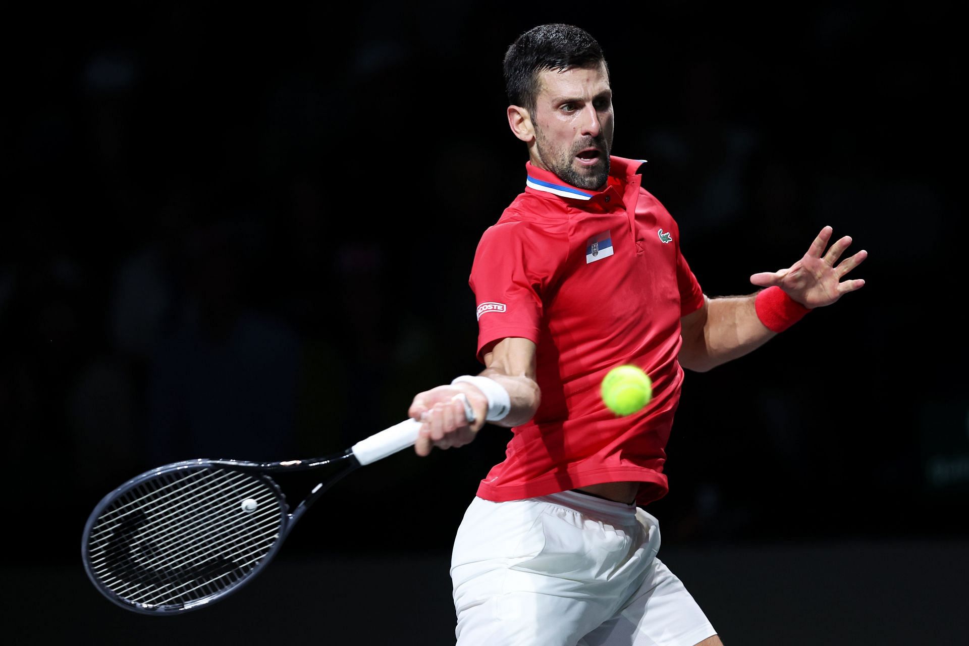 Djokovic at the Davis Cup